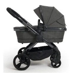 ICandy Peach Stroller And Carrycot - Phantom / Dark Grey Check