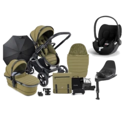 ICandy Peach 7 Cybex Cloud T Complete Travel System Bundle - Olive