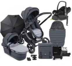 ICandy Peach 7 Maxi Cosi Cabriofix I-Size Travel System Bundle - Truffle