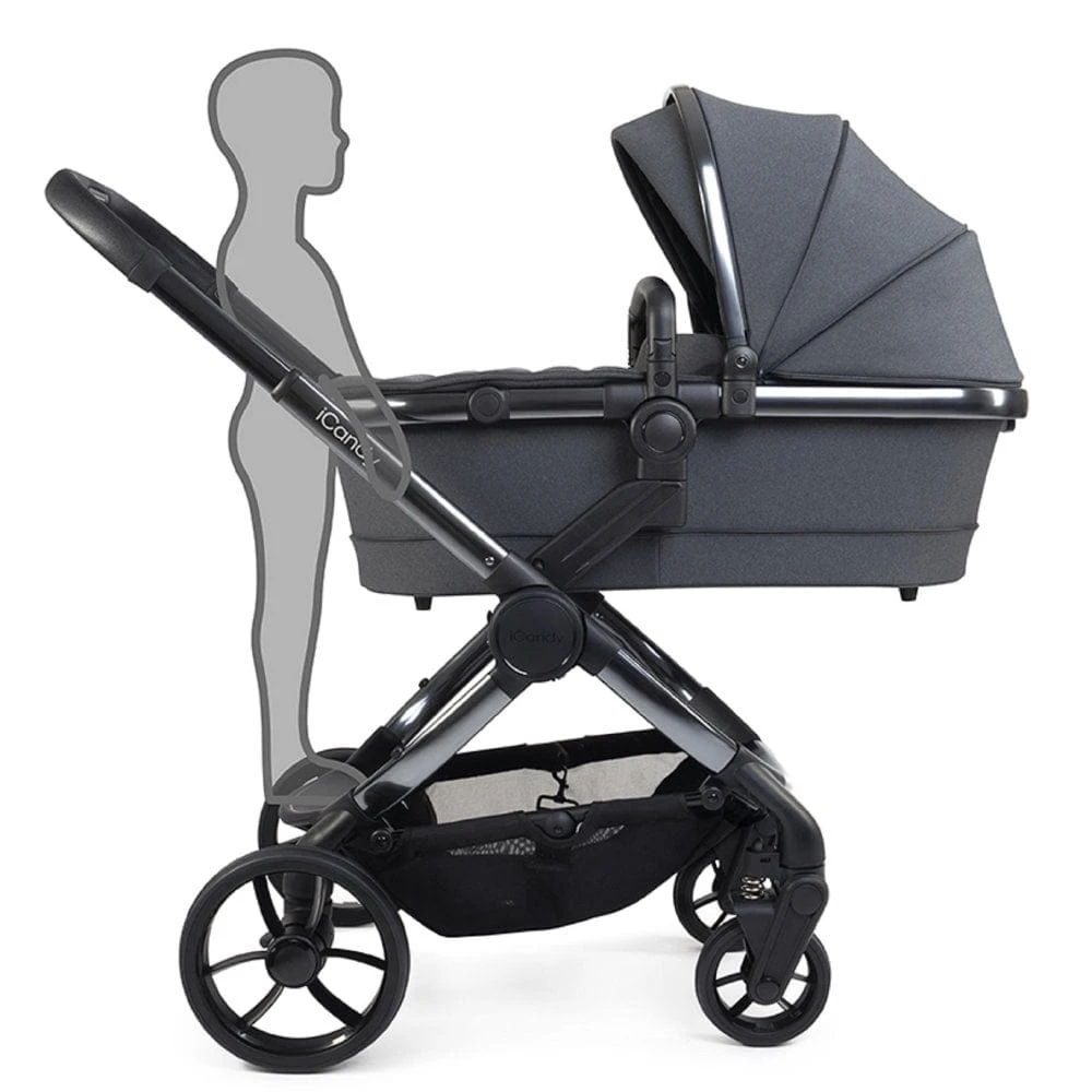 ICandy Peach 7 Maxi Cosi Pebble 360 Complete Travel System Bundle - Dark Grey 5 ICandy Peach 7 Maxi Cosi Pebble 360 Complete Travel System Bundle - Dark Grey - Image 3