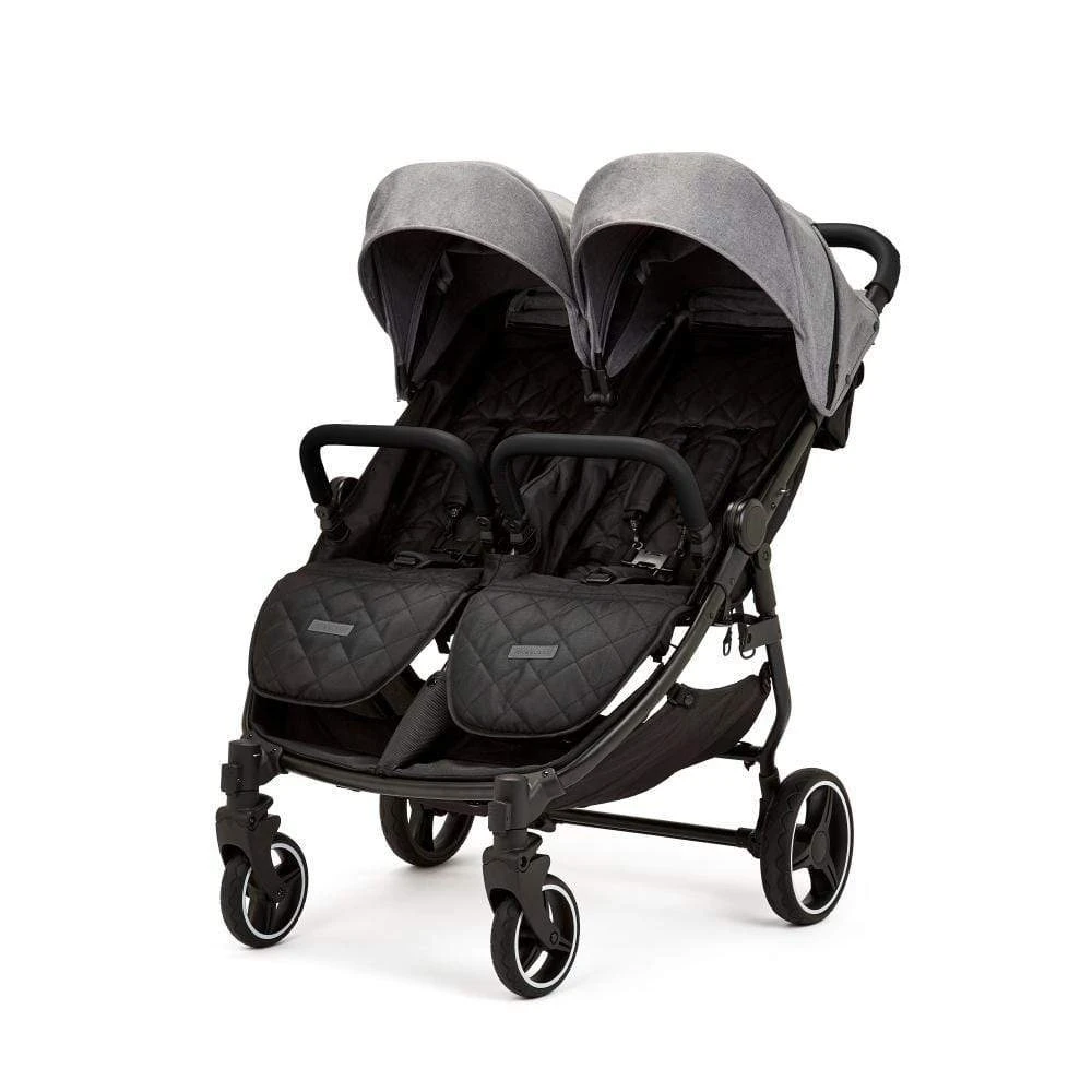 Ickle Bubba Venus Prime Double Stroller - Black / Space Grey / Black 5 Ickle Bubba Venus Prime Double Stroller - Black / Space Grey / Black - Image 3