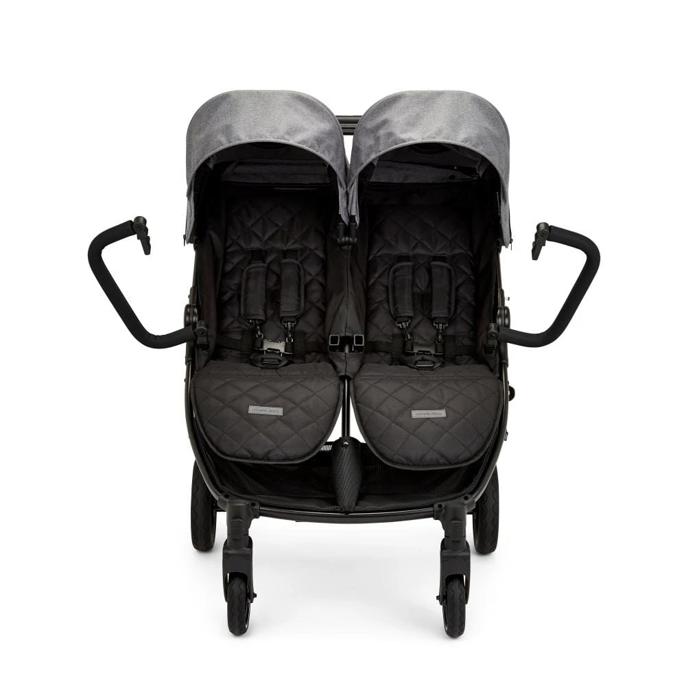 Ickle Bubba Venus Prime Double Stroller - Black / Space Grey / Black 7 Ickle Bubba Venus Prime Double Stroller - Black / Space Grey / Black - Image 5
