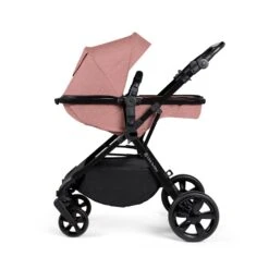 Ickle Bubba Comet 2 In 1 Plus Pushchair - Black / Dusky Pink -Baby Products Store ickle bubba prams pushchairs ickle bubba comet 2 in 1 plus pushchair black dusky pink black 5056515025590 31248904618120