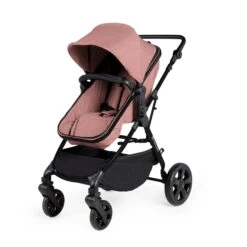 Ickle Bubba Comet 2 In 1 Plus Pushchair - Black / Dusky Pink -Baby Products Store ickle bubba prams pushchairs ickle bubba comet 2 in 1 plus pushchair black dusky pink black 5056515025590 31248904650888