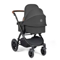 Ickle Bubba Stomp Luxe 2 In 1 Pushchair - Black / Charcoal Grey / Tan -Baby Products Store ickle bubba prams pushchairs ickle bubba stomp luxe 2 in 1 pushchair black charcoal grey tan 5056515026900 31255266295944