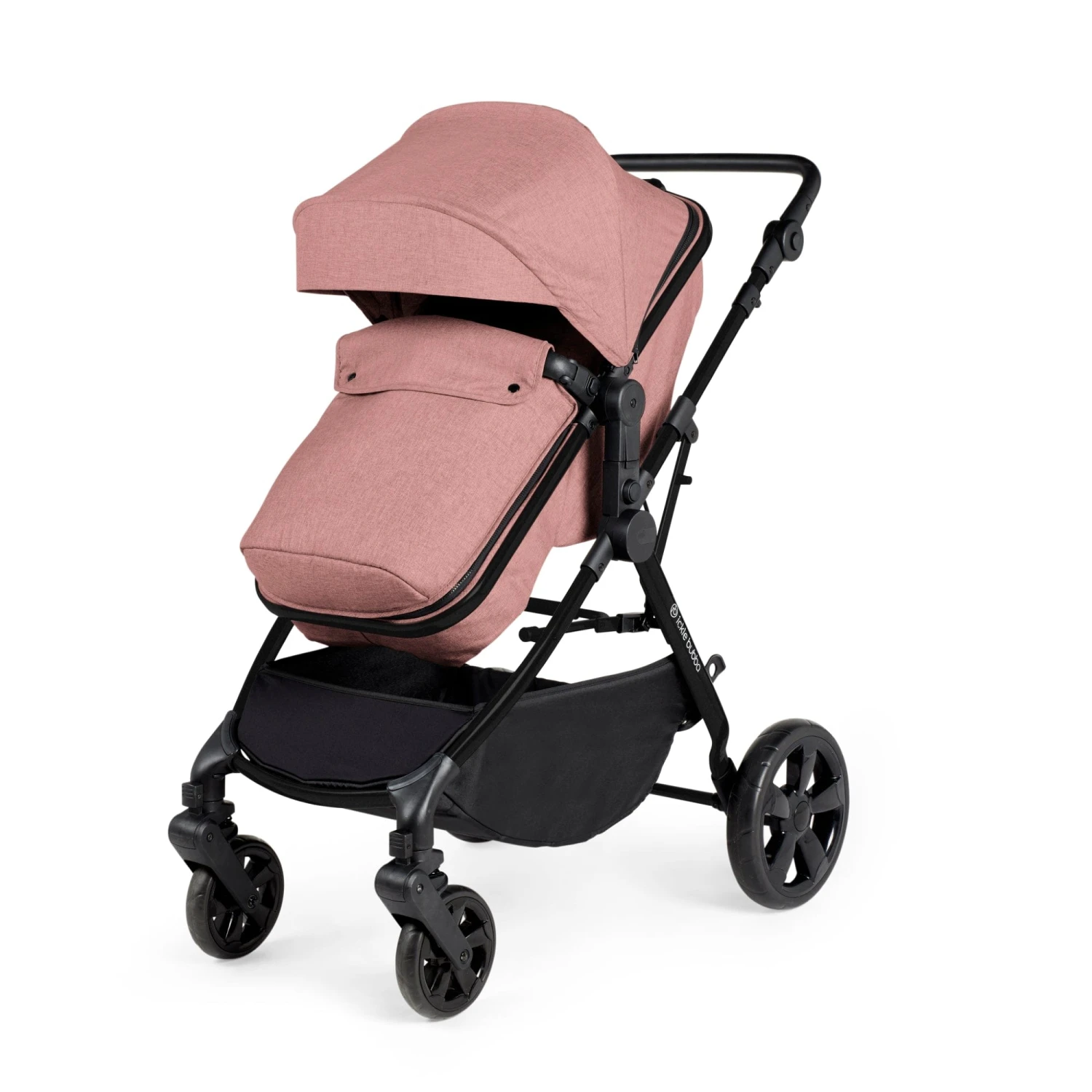 Ickle Bubba Comet I-Size Travel System With Stratus Car Seat & Isofix Base - Black / Dusky Pink / Black 11 Ickle Bubba Comet I-Size Travel System With Stratus Car Seat & Isofix Base - Black / Dusky Pink / Black - Image 9