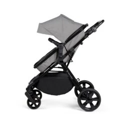 Ickle Bubba Comet I-Size Travel System With Stratus Car Seat & Isofix Base - Black / Space Grey / Black -Baby Products Store ickle bubba travel systems ickle bubba comet i size travel system with stratus car seat isofix base black space grey black 5056515025804 31254360195208