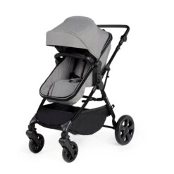 Ickle Bubba Comet I-Size Travel System With Stratus Car Seat & Isofix Base - Black / Space Grey / Black -Baby Products Store ickle bubba travel systems ickle bubba comet i size travel system with stratus car seat isofix base black space grey black 5056515025804 31254360260744