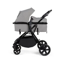Ickle Bubba Comet I-Size Travel System With Stratus Car Seat & Isofix Base - Black / Space Grey / Black -Baby Products Store ickle bubba travel systems ickle bubba comet i size travel system with stratus car seat isofix base black space grey black 5056515025804 31254360490120