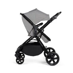 Ickle Bubba Comet I-Size Travel System With Stratus Car Seat & Isofix Base - Black / Space Grey / Black -Baby Products Store ickle bubba travel systems ickle bubba comet i size travel system with stratus car seat isofix base black space grey black 5056515025804 31254360555656