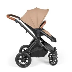 Ickle Bubba Stomp Luxe All-in-One I-Size Travel System With Isofix Base - Black / Desert / Tan -Baby Products Store ickle bubba travel systems ickle bubba stomp luxe all in one i size travel system with isofix base black desert tan 5056515026481 31386129367176
