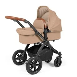 Ickle Bubba Stomp Luxe All-in-One I-Size Travel System With Isofix Base - Black / Desert / Tan -Baby Products Store ickle bubba travel systems ickle bubba stomp luxe all in one i size travel system with isofix base black desert tan 5056515026481 31386129563784