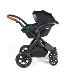 Ickle Bubba Stomp Luxe All-in-One I-Size Travel System With Isofix Base - Black / Desert / Tan -Baby Products Store ickle bubba travel systems ickle bubba stomp luxe all in one i size travel system with isofix base black desert tan 5056515026481 31386130153608