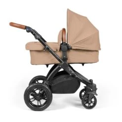 Ickle Bubba Stomp Luxe All-in-One I-Size Travel System With Isofix Base - Black / Desert / Tan -Baby Products Store ickle bubba travel systems ickle bubba stomp luxe all in one i size travel system with isofix base black desert tan 5056515026481 31386130186376