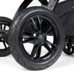 Ickle Bubba Stomp Luxe All-in-One I-Size Travel System With Isofix Base - Black / Pearl Grey / Black -Baby Products Store ickle bubba travel systems ickle bubba stomp luxe all in one i size travel system with isofix base black pearl grey black 5056515026474 31386309591176