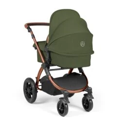 Ickle Bubba Stomp Luxe All-in-One I-Size Travel System With Isofix Base - Bronze / Woodland / Tan -Baby Products Store ickle bubba travel systems ickle bubba stomp luxe all in one i size travel system with isofix base bronze woodland tan 5056515026627 31386158399624