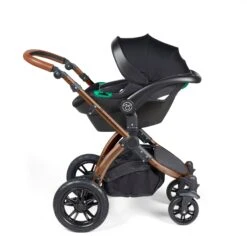 Ickle Bubba Stomp Luxe All-in-One I-Size Travel System With Isofix Base - Bronze / Woodland / Tan -Baby Products Store ickle bubba travel systems ickle bubba stomp luxe all in one i size travel system with isofix base bronze woodland tan 5056515026627 31386159218824