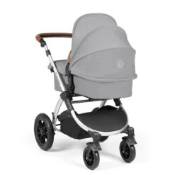 Ickle Bubba Stomp Luxe All-in-One I-Size Travel System With Isofix Base - Silver / Pearl Grey / Tan -Baby Products Store ickle bubba travel systems ickle bubba stomp luxe all in one i size travel system with isofix base silver pearl grey tan 5056515026566 31386119241864