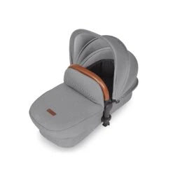 Ickle Bubba Stomp Luxe All-in-One I-Size Travel System With Isofix Base - Silver / Pearl Grey / Tan -Baby Products Store ickle bubba travel systems ickle bubba stomp luxe all in one i size travel system with isofix base silver pearl grey tan 5056515026566 31386120028296