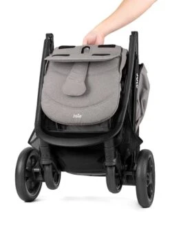 Joie Litetrax PRO Pushchair With Raincover - Pebble -Baby Products Store joie compact strollers joie litetrax pro pushchair with raincover pebble 5056080615462 32137660498056