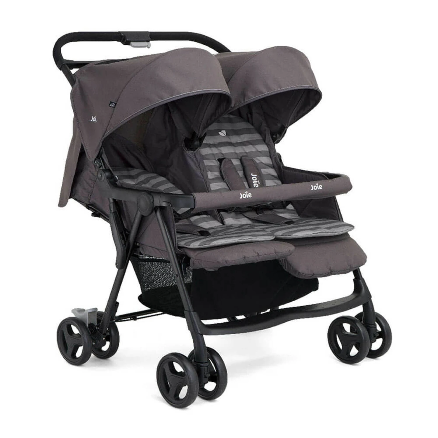 Joie Aire Twin Stroller - Dark Pewter 4 Joie Aire Twin Stroller - Dark Pewter - Image 2