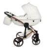 Junama Individual 2 In 1 Pram / Pushchair - White/Rose Gold