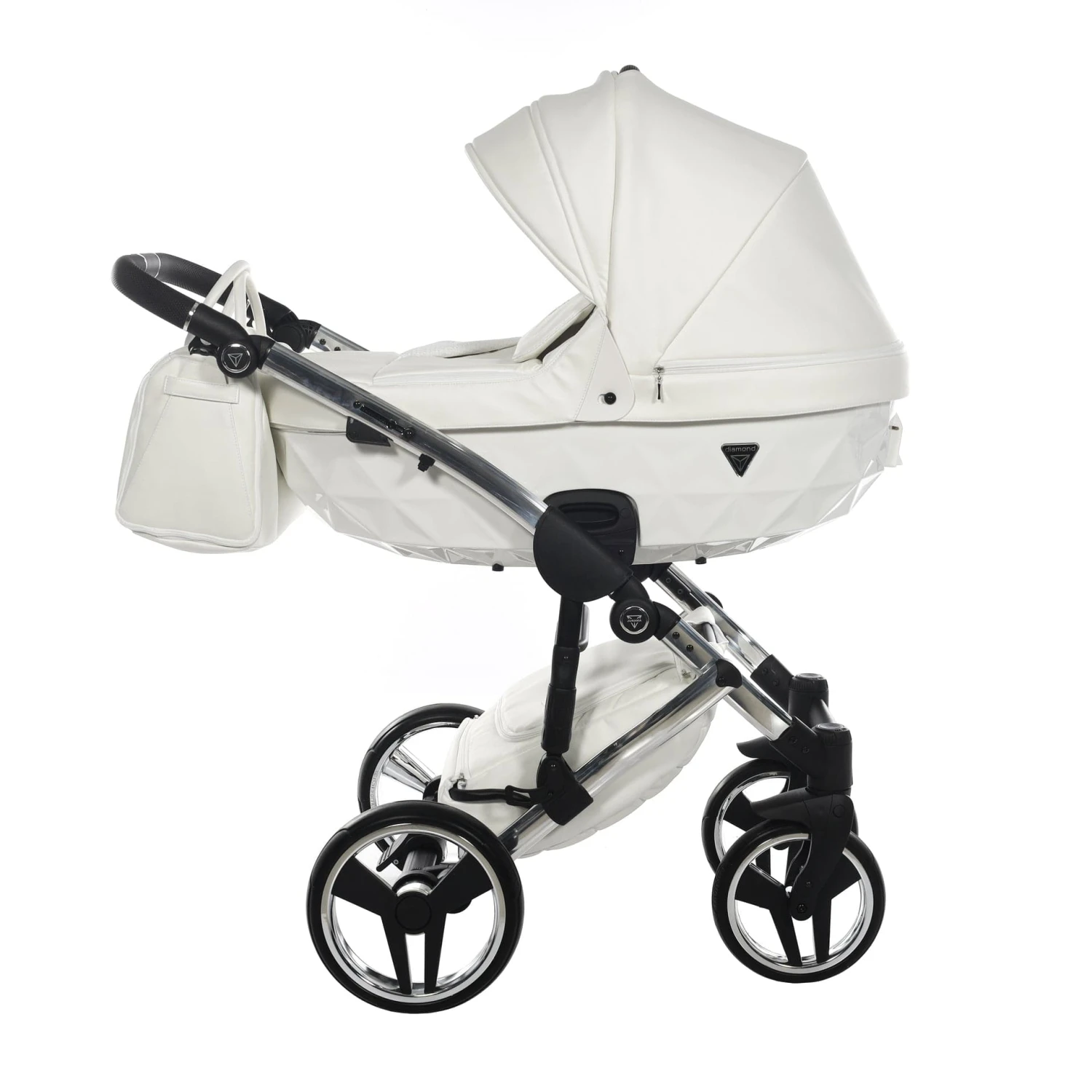 Junama Individual 3 In 1 Travel System - White/Silver 3 Junama Individual 3 In 1 Travel System - White/Silver