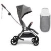 Mamas And Papas Airo With Footmuff & Raincover - Grey Marl