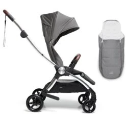 Mamas And Papas Airo With Footmuff & Raincover - Grey Marl