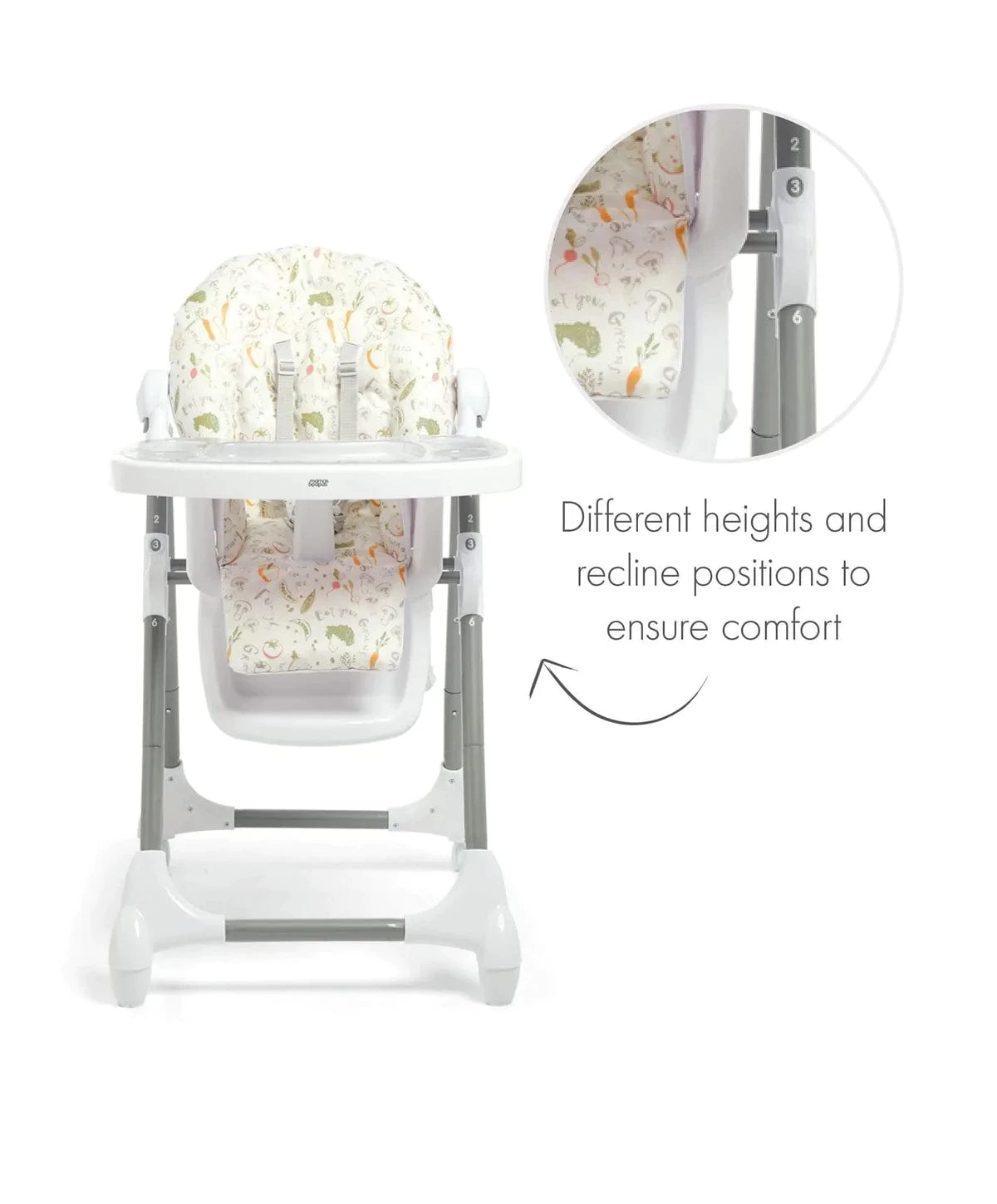 Mamas & Papas Snax Highchair - Wonky Veg 9 Mamas & Papas Snax Highchair - Wonky Veg - Image 7