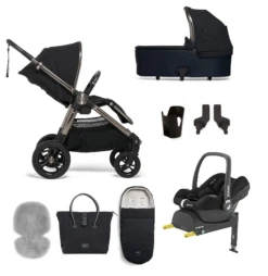 Mamas & Papas Ocarro 9 Piece Complete Cabriofix I-Size Bundle - Navy Classic