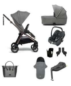 Mamas & Papas Strada Complete 8 Piece Bundle Including Cabriofix I-Size Car Seat - Luxe