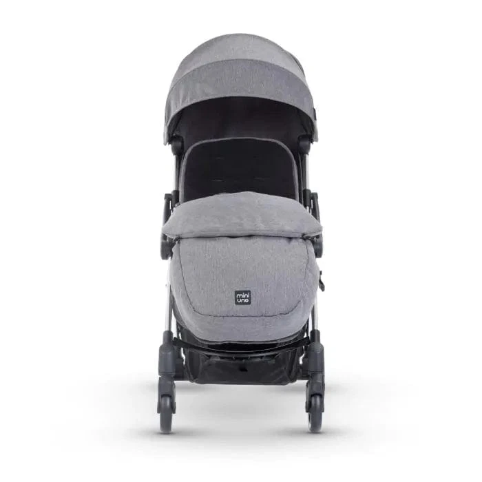 Miniuno Touchfold Stroller - Grey 4 Miniuno Touchfold Stroller - Grey - Image 2