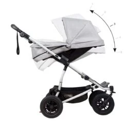 Mountain Buggy Duet Carrycot Plus - Silver -Baby Products Store mountain buggy carrycots mountain buggy duet carrycot plus silver 9420015761887 17331966804104