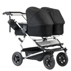 Mountain Buggy Duet With 2 X Carrycot Plus - Black -Baby Products Store mountain buggy prams pushchairs mountain buggy duet with 2 x carrycot plus black 30083817504904