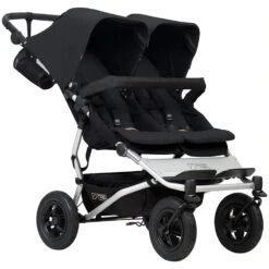 Mountain Buggy Duet With 2 X Carrycot Plus - Black -Baby Products Store mountain buggy prams pushchairs mountain buggy duet with 2 x carrycot plus black 30083821011080