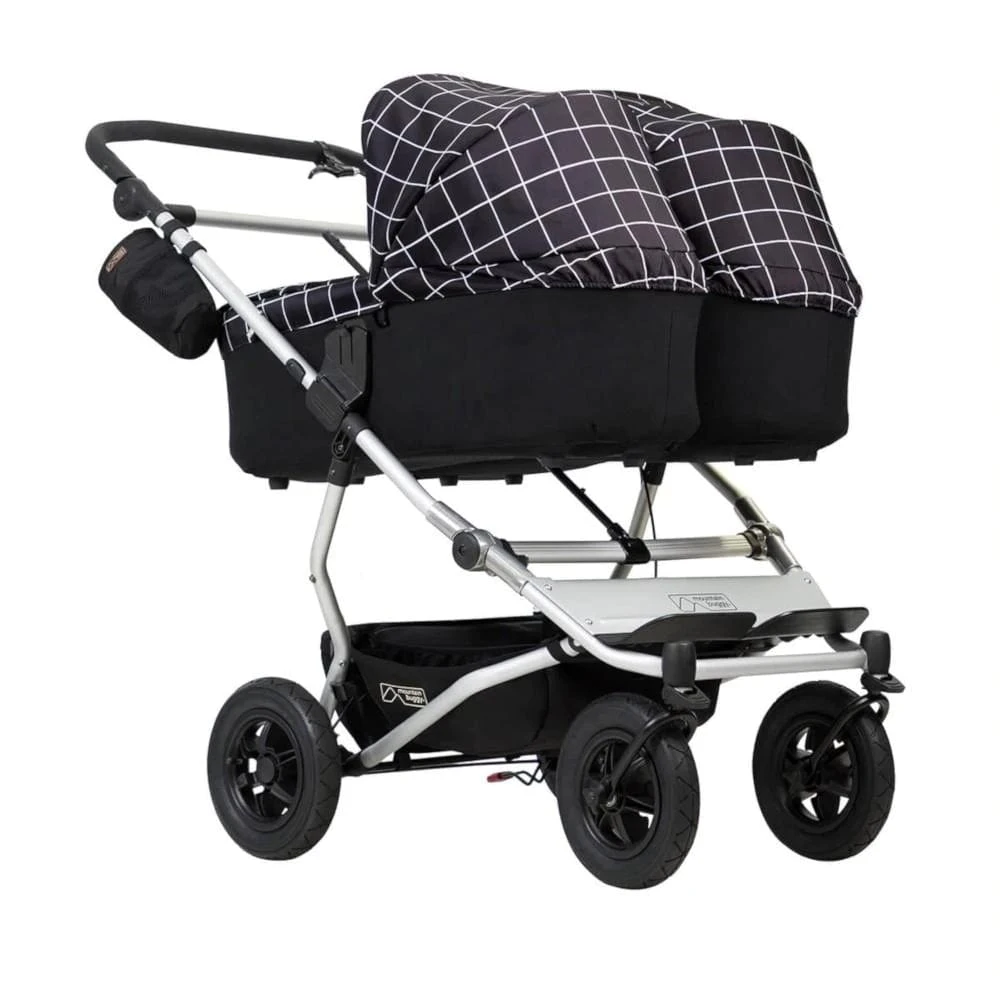 Mountain Buggy Duet With 2 X Carrycot Plus - Grid 4 Mountain Buggy Duet With 2 X Carrycot Plus - Grid - Image 2