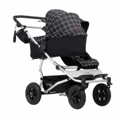 Mountain Buggy Duet With 2 X Carrycot Plus - Grid 20 Mountain Buggy Duet With 2 X Carrycot Plus - Grid -Baby Products Store mountain buggy prams pushchairs mountain buggy duet with 2 x carrycot plus grid 30083937042568