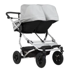 Mountain Buggy Duet With 2 X Carrycot Plus - Silver 10 Mountain Buggy Duet With 2 X Carrycot Plus - Silver -Baby Products Store mountain buggy prams pushchairs mountain buggy duet with 2 x carrycot plus silver 30083834773640