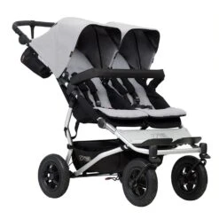 Mountain Buggy Duet With 2 X Carrycot Plus - Silver 11 Mountain Buggy Duet With 2 X Carrycot Plus - Silver -Baby Products Store mountain buggy prams pushchairs mountain buggy duet with 2 x carrycot plus silver 30083834806408