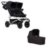 Mountain Buggy Duet With Carrycot Plus - Black -Baby Products Store mountain buggy prams pushchairs mountain buggy duet with free carrycot black 9420015761856 28631616192648