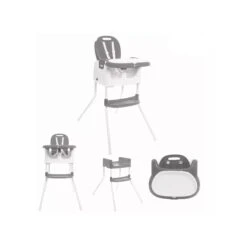 My Child Graze 3 In 1 Highchair - Grey -Baby Products Store my child highchairs my child graze 3 in 1 highchair grey 29011791151240