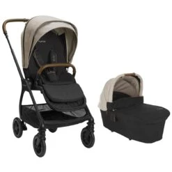 Nuna Triv Stroller And Carrycot - Timber