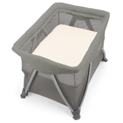 Nuna Sena Aire Travel Cot Inc. Zip On Bassinet - Frost -Baby Products Store nuna travelcots nuna sena aire travel cot inc zip on bassinet frost 8719743748224 30679049437320