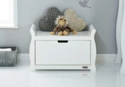 Obaby Stamford Toy Box - White -Baby Products Store obaby toy boxes obaby stamford toy box white 5055781116117 17275009138824
