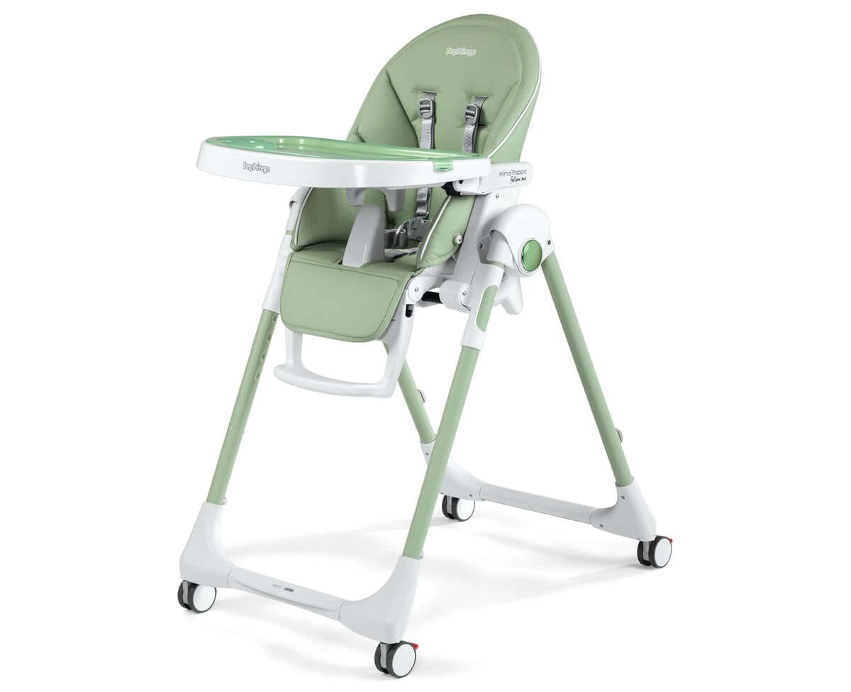 Peg Perego Prima Pappa Follow Me Highchair - Mint 3 Peg Perego Prima Pappa Follow Me Highchair - Mint