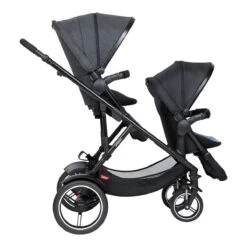 Phil & Teds Voyager Double - Black / Charcoal -Baby Products Store phil teds prams pushchairs phil teds voyager double black charcoal 9420015767025 16208962715784