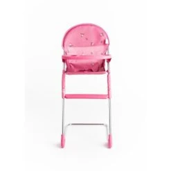 Roma Darcie Dolls Highchair - Pink -Baby Products Store roma dolls prams roma darcie dolls highchair pink 5060675090572 29033461448840