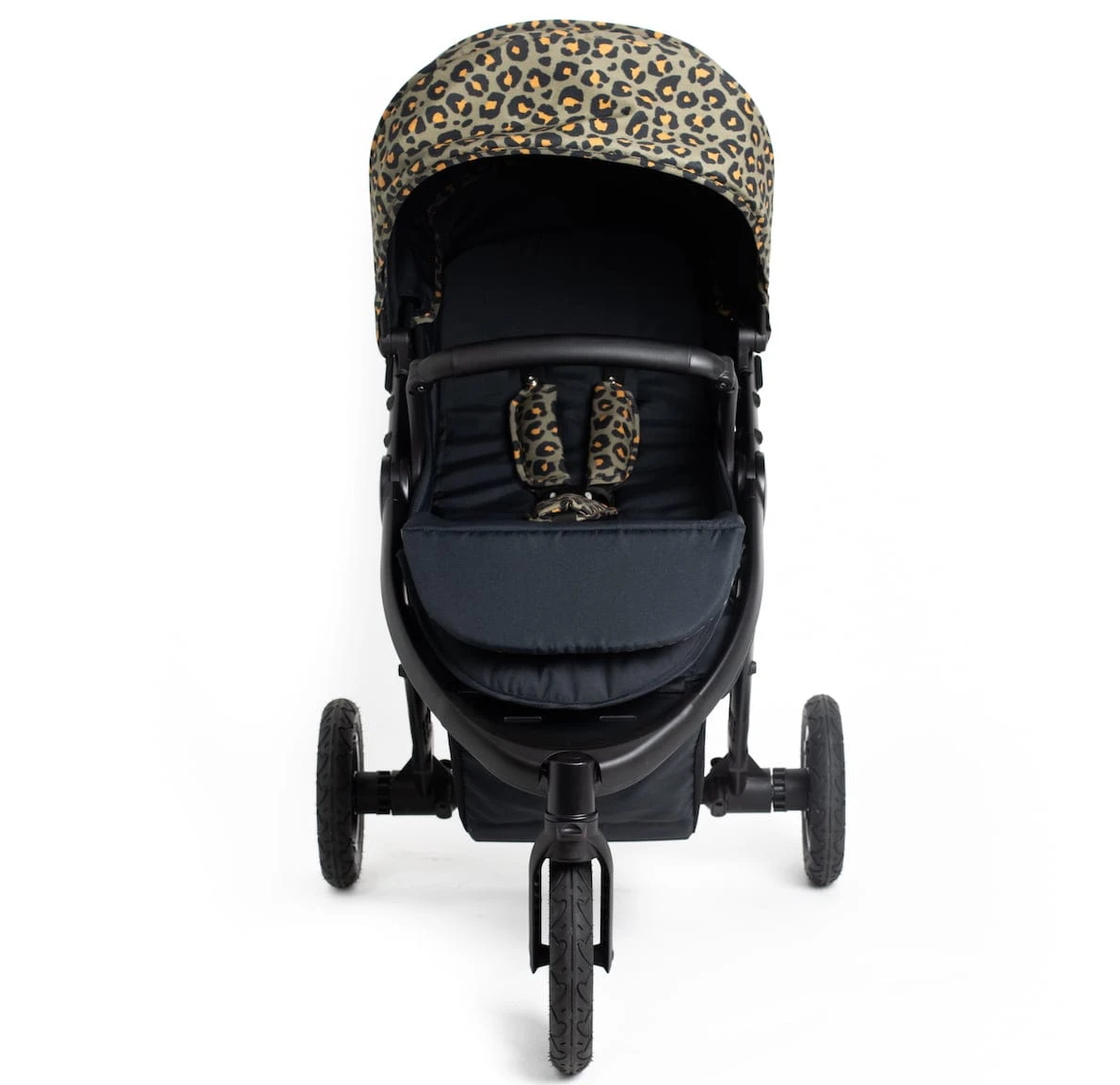 Roma Atlas 3 Wheel Pram - Khaki Leopard 5 Roma Atlas 3 Wheel Pram - Khaki Leopard - Image 3