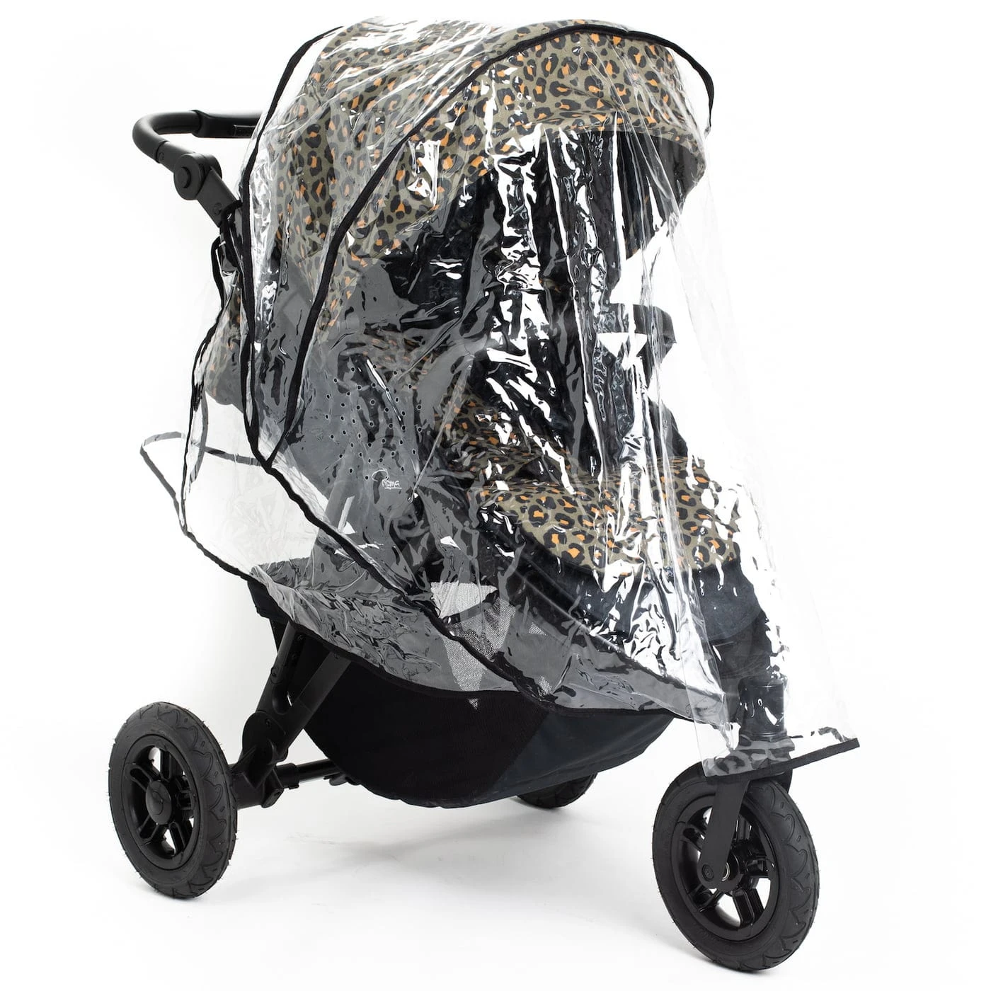 Roma Atlas 3 Wheel Pram - Khaki Leopard 11 Roma Atlas 3 Wheel Pram - Khaki Leopard - Image 9